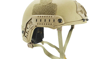 Ballistic helmet made of advanced composite materials