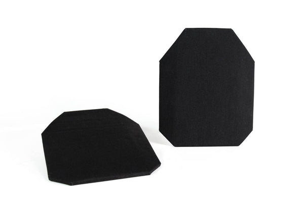 Steel - Level III+ 10x12 Shooters Cut Plate Armor (Single Curve)