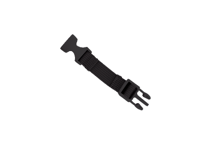 Black Helmet Chin Strap Extender