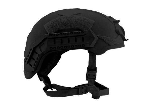 Black Bastion Ballistic Helmet Side Profile