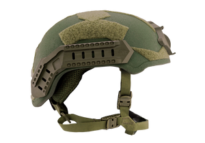 Green Bastion Helmet with SlideLock Rails