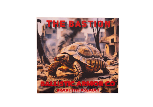 Ballistic Armor Co Tortoise Sticker Brave the Assault