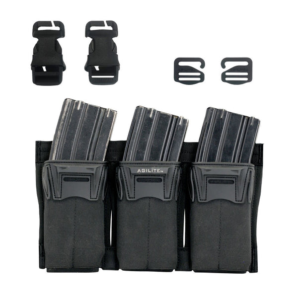 AGILITE Pincer™ Placard Multi Caliber Triple Mag Pouch