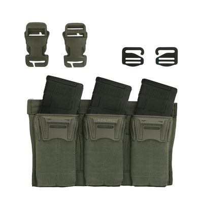AGILITE Pincer™ Placard Multi Caliber Triple Mag Pouch