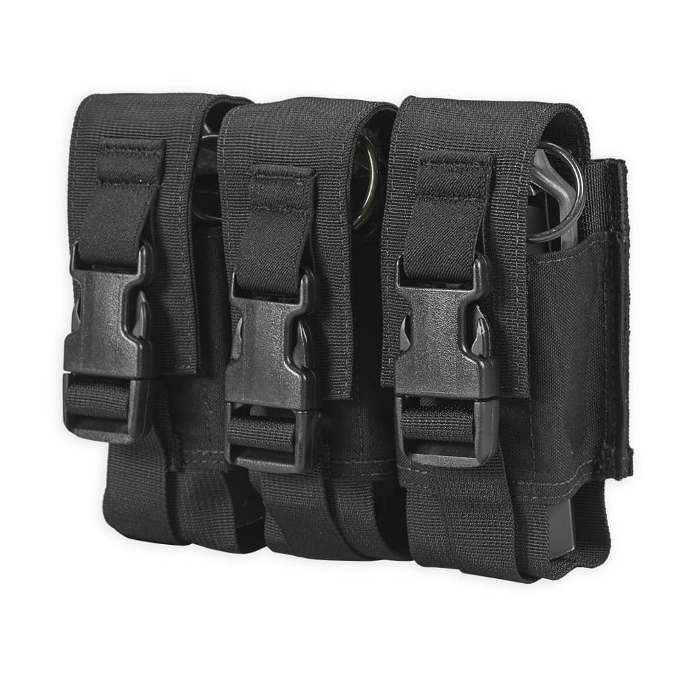 Adjustable Triple Flashbang Pouch for Stun or 40mm Ordnance – Ballistic ...