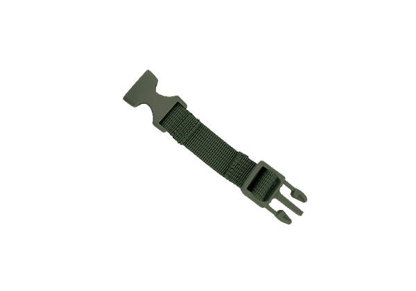 Olive Green Helmet Chin Strap Extender