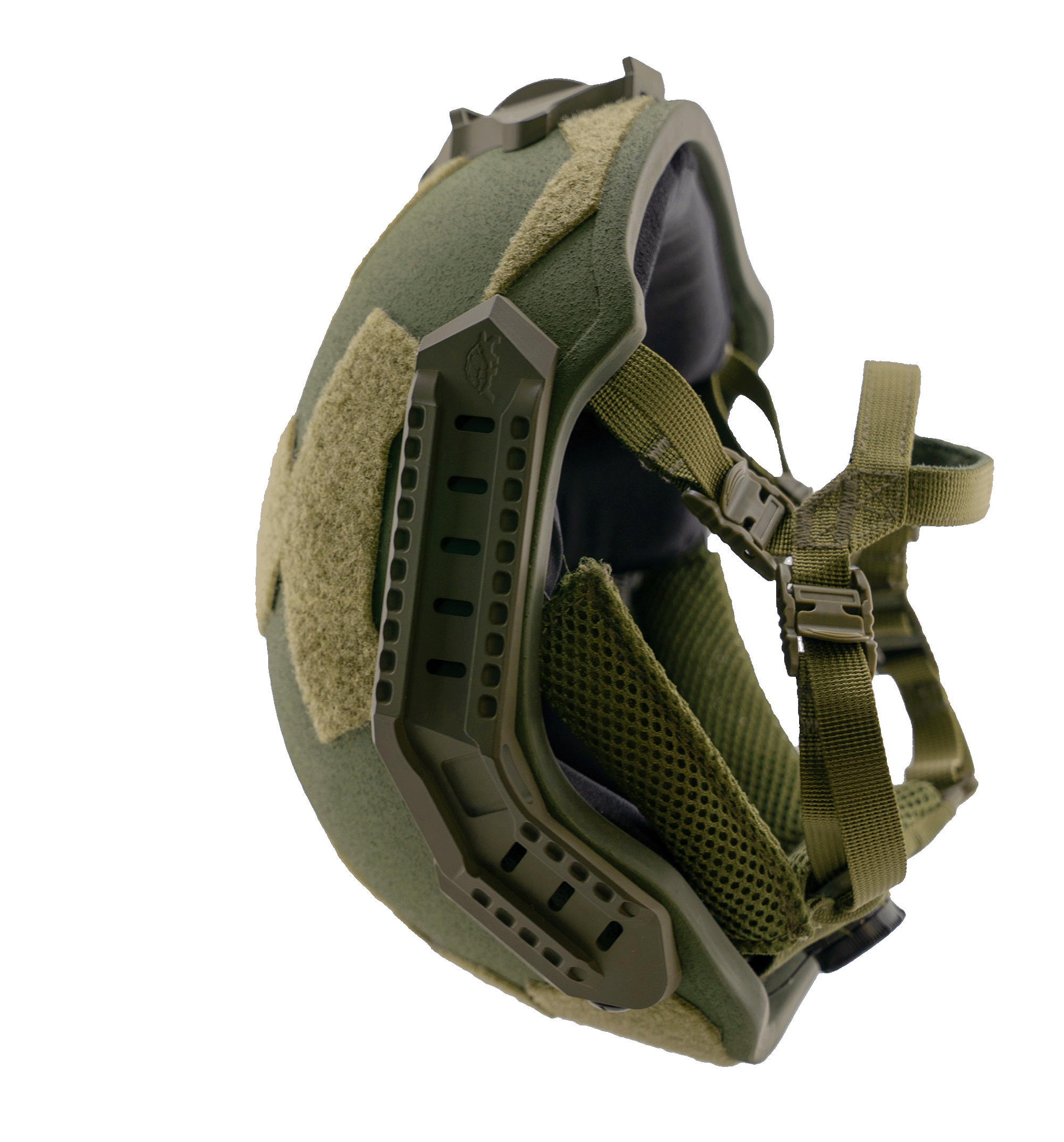 green bastion helmet side