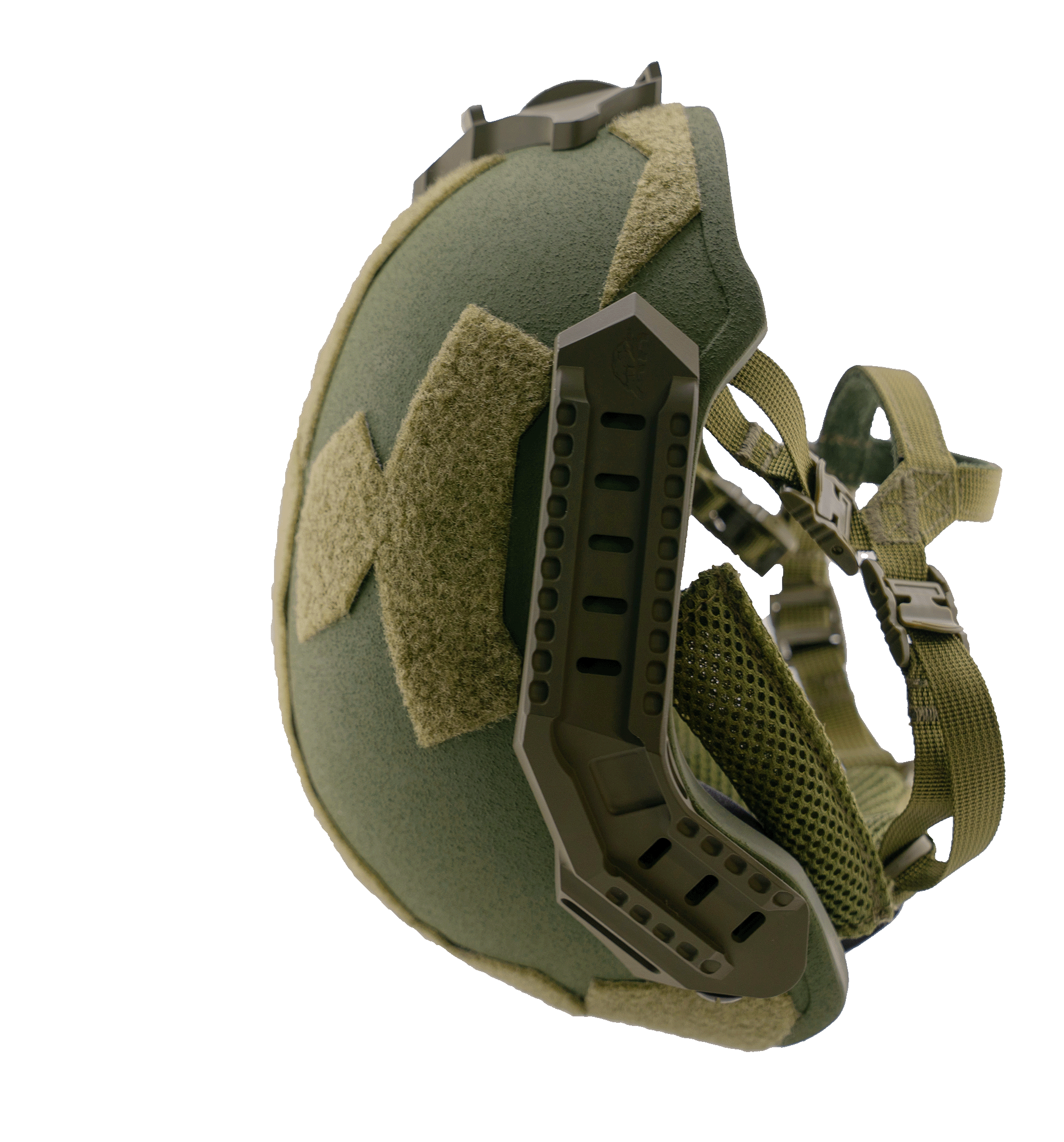 green bastion helmet side