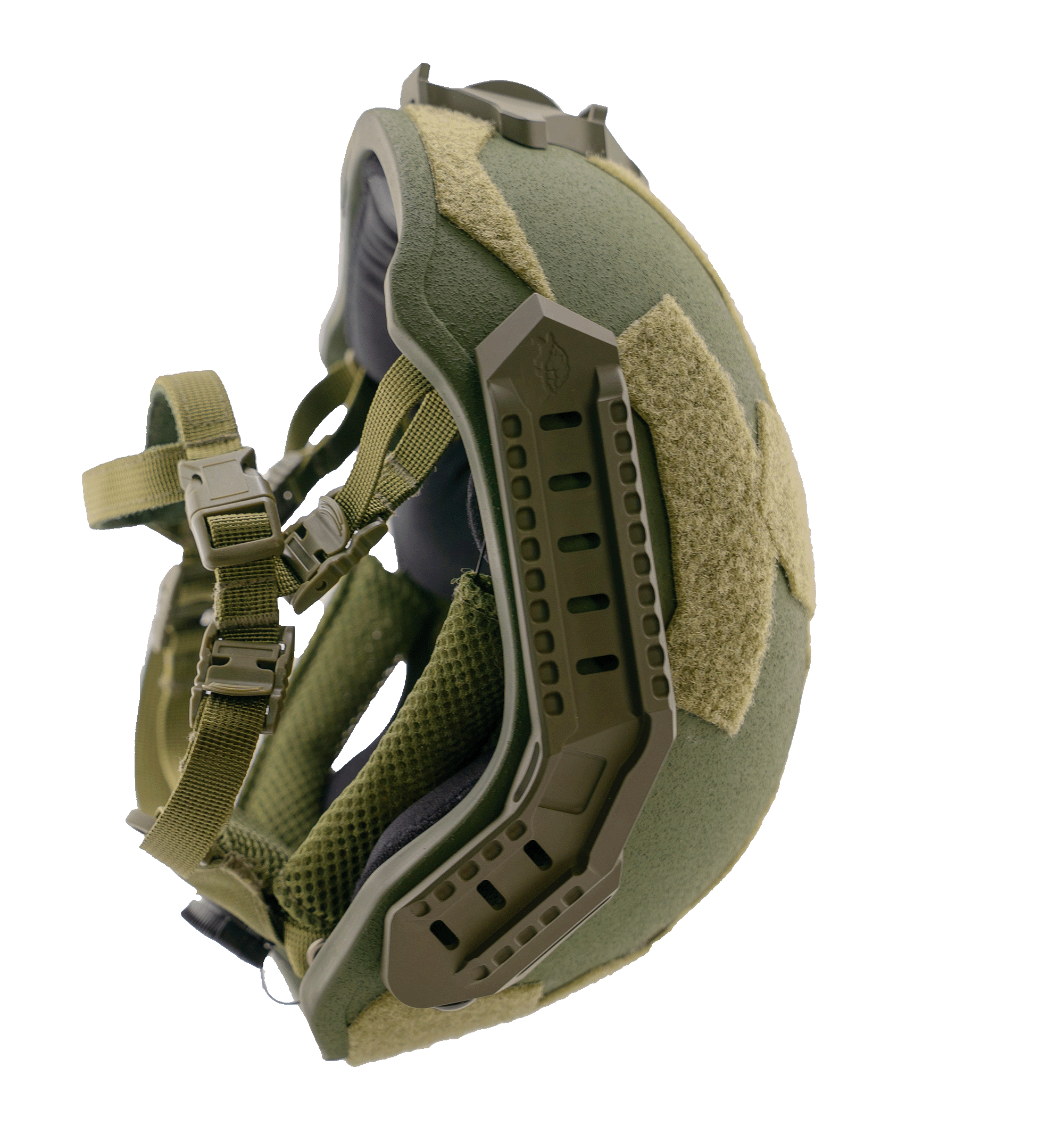 green bastion helmet side