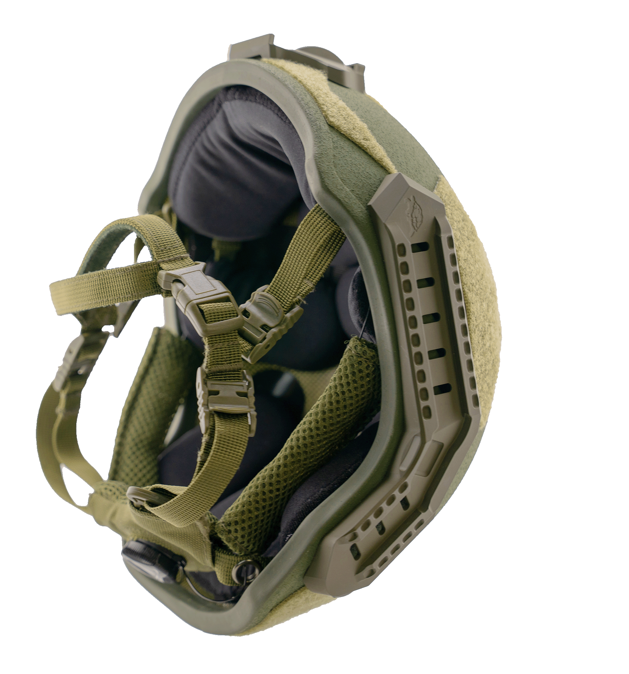 green bastion helmet side