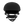Load image into Gallery viewer, Bastion Ghost Black Helmet Front
